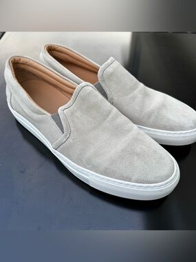 Untuckit‎ leather Suede Slip On Loafers tan size 11.5